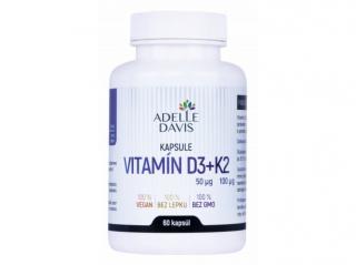 VITAMÍN D3+K2, 60 KAPSÚL