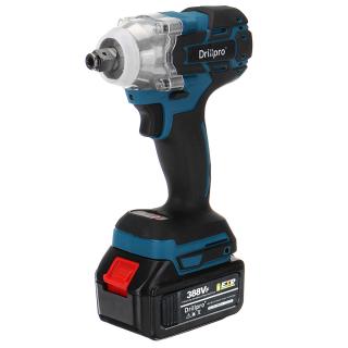 Drillpro bez uhlíkový razový uťahovač 300Nm vhodný pre batériu MAKITA 18V Batéria: 2ks batéria