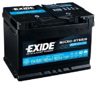 Exide AGM 12V/80Ah  (EK800)