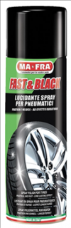 FAST & BLACK 500 ml leští a ochraňuje pneu - sprej