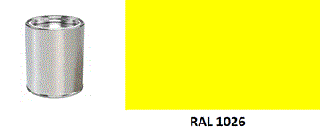 Fluorescenčná farba ral 1026 0,1l