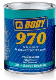 HB Body 970 2K  2:1 plnič  transparentný  1 l