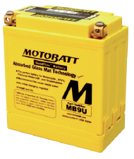 MotoBatt 12V/ 11Ah (P+L)  MB9U