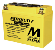 MotoBatt 12V/ 9Ah (L)  MBT9B4