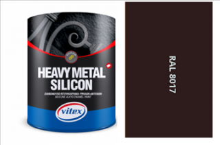 VITEX HEAVY METAL SILIKON - ALKYDOVÁ FARBA NA KOV SATÉN RAL 8017 čokoládovo hnedá 750ML