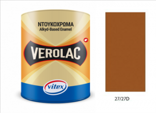 Vitex Verolac - alkydový lesklý email č.27/27D Antuková hnedá 0,750L