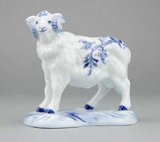 Cibulák Beran 10,5 cm originální cibulákový porcelán Dubí, cibulový vzor,