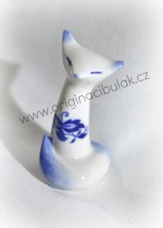 Cibulák Fenek lV 7,7 cm originální cibulákový porcelán Dubí, cibulový vzor,