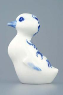 Cibulák Housátko 10 cm originální cibulákový porcelán Dubí, cibulový vzor,