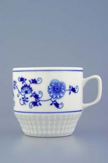 Cibulák hrnek Fuji 0,26 l  originální cibulákový porcelán Dubí, cibulový vzor,