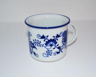 Cibulák hrnek Tina 0,25 l,  originální cibulákový porcelán Dubí, cibulový vzor,