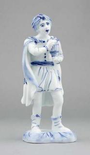 Cibulák Král Baltazar 16 cm originální cibulákový porcelán Dubí, cibulový vzor,