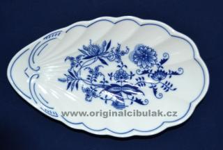 Cibulák miska mušle 23 cm originální cibulákový porcelán Dubí, cibulový vzor,