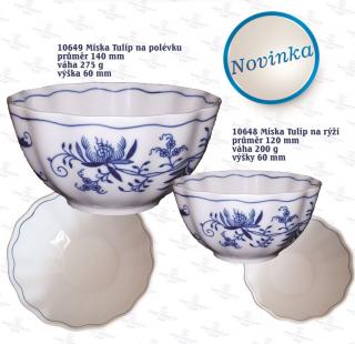 Cibulák Miska na rýži Tulip 12 cm originální cibulákový porcelán Dubí