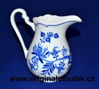 Cibulák mlékovka vysoká 0,50 l, originální cibulákový porcelán Dubí, cibulový vzor,