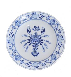 Cibulák talíř 24 cm  Rak horoskop Český porcelán  Dubí