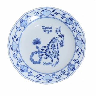 Cibulák talíř 24 cm  zvěrokruh Kozoroh horoskop Český porcelán  Dubí