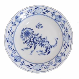 Cibulák talíř 24 cm  zvěrokruh Lev horoskop Český porcelán  Dubí