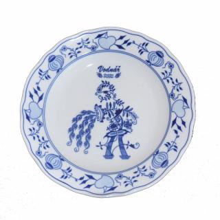 Cibulák talíř 24 cm  zvěrokruh Vodnář horoskop Český porcelán  Dubí