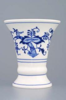 Cibulák váza  1213, 12 cm originální cibulákový porcelán Dubí, cibulový vzor,