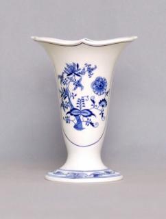 Cibulák Váza 20 cm Dux 505/3, originální cibulákový porcelán Dubí, cibulový vzor,