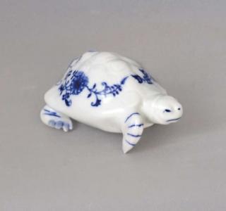 Cibulák Želva 342 Dux 9 cm originální cibulákový porcelán Dubí, cibulový vzor