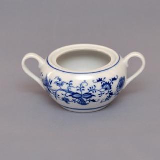 Cukřenka s oušky 0,30 l - tělo - originální cibulákový porcelán Dubí, cibulový vzor