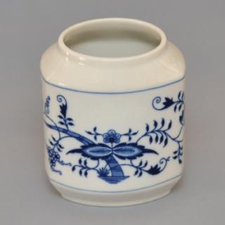 Dóza na poživatiny - tělo  1,1 l originální cibulákový porcelán Dubí, cibulový vzor,