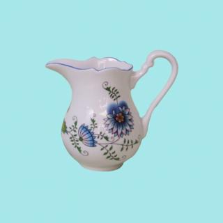 Mlékovka vysoká 0,16 l, NATURE barevný cibulák, cibulový porcelán Dubí