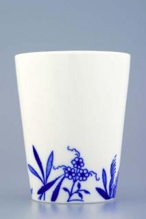 Pohárek Bohemia Cobalt - design prof. arch. Jiří Pelcl, cibulový porcelán Dubí