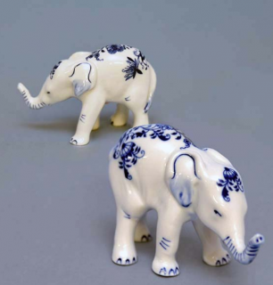 slůně cibulák 11 cm originální český porcelán Dubí