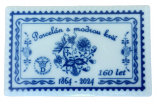 známka poštovní cibulák Dubí 160 let Český porcelán Dubí