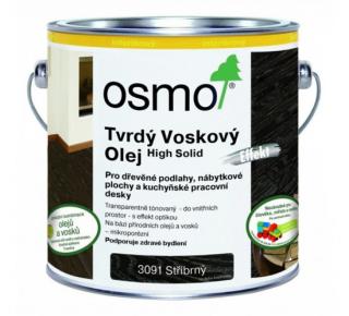 OSMO OSMO - TVRDÝ VOSKOVÝ OLEJ EFEKT, Balenie 0,75 l, Odtiene 3091 Strieborný