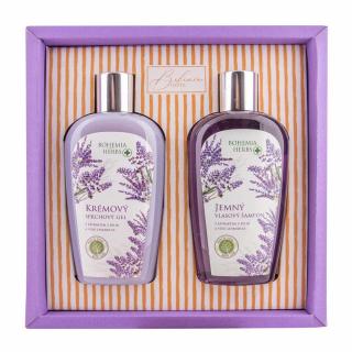 Bohemia Gifts Kosmetická sada – gel 250 ml a šampon 250 ml – Levandule