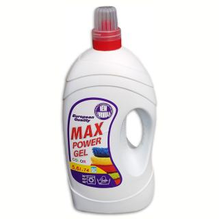 Max Power gel tekutý prací prostředek Color 5,6 L