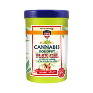 Palacio Konopný masážní Flex gel, hřejivý 380 ml