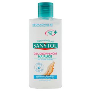 Sanytol Dezinfekční gel na ruce Allantoin &amp; Aloe Vera pro citlivou pokožku, 75 ml