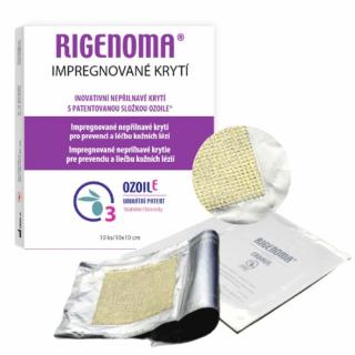 RIGENOMA impregnované nepriľnavé krytie s OZOILE 10 ks