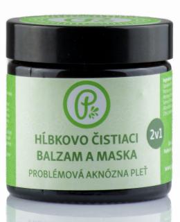 Hĺbkovo čistiaci balzam a maska 2v1 - Aknózna pleť 60ml