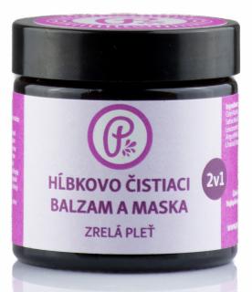 Hĺbkovo čistiaci balzam a maska 2v1 – Zrelá pleť 60ml