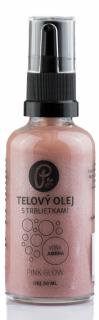 PINK GLOW - telový olej s trblietkami na telo, pleť a vlasy 50ml Vôňa: Ambra