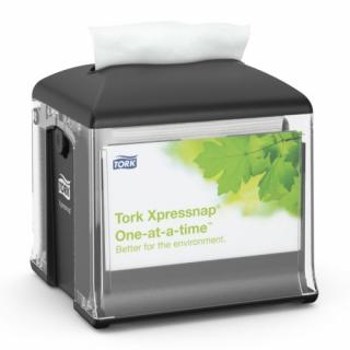 272808 - N10 - Tork Xpressnap Snack® Tabletop zásobník na servítky - čierny