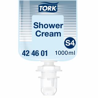 424601 - S4 - Tork tekuté mydlo, sprchový gél HAIR & BODY / modré / 1000-dávok / 1 L