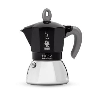 Bialetti New Moka Indukce čierna 4 porce