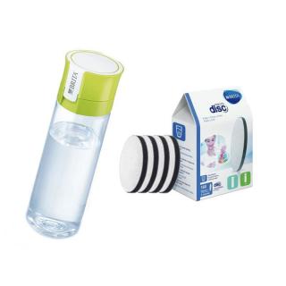 Brita Fill and Go Vital filtračná fľaša žltá 0,6 l + 4 ks filtra