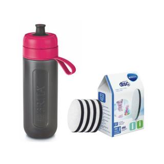 Brita FillandGo Active filtračná fľaša ružová + 4 ks filtra