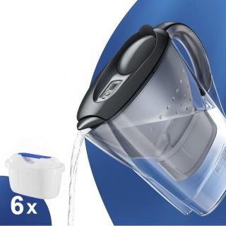 Brita Marella Cool Graphite + 6 ks Filter Logic za Maxtra