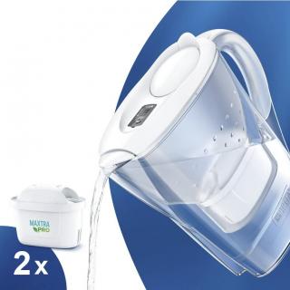 BRITA Marella Cool Memo biela + 2 ks Maxtra Plus filtrov