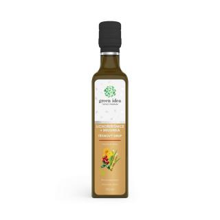 Green idea Kapucínka väčšia + brusnica trstinový sirup 250 ml