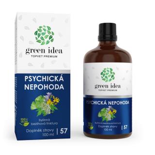 Green idea Psychická nepohoda bezlihová tinktúra 100 ml